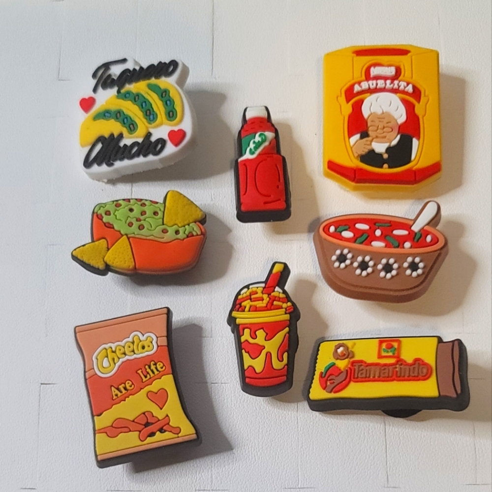 NWOT Colorful Food-Themed Shoe or Bogg bag Charms Jibbitz